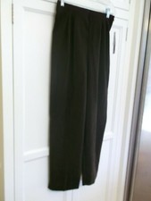 Briggs New York Petite Brown Stretch Slacks Size 10P, NWT