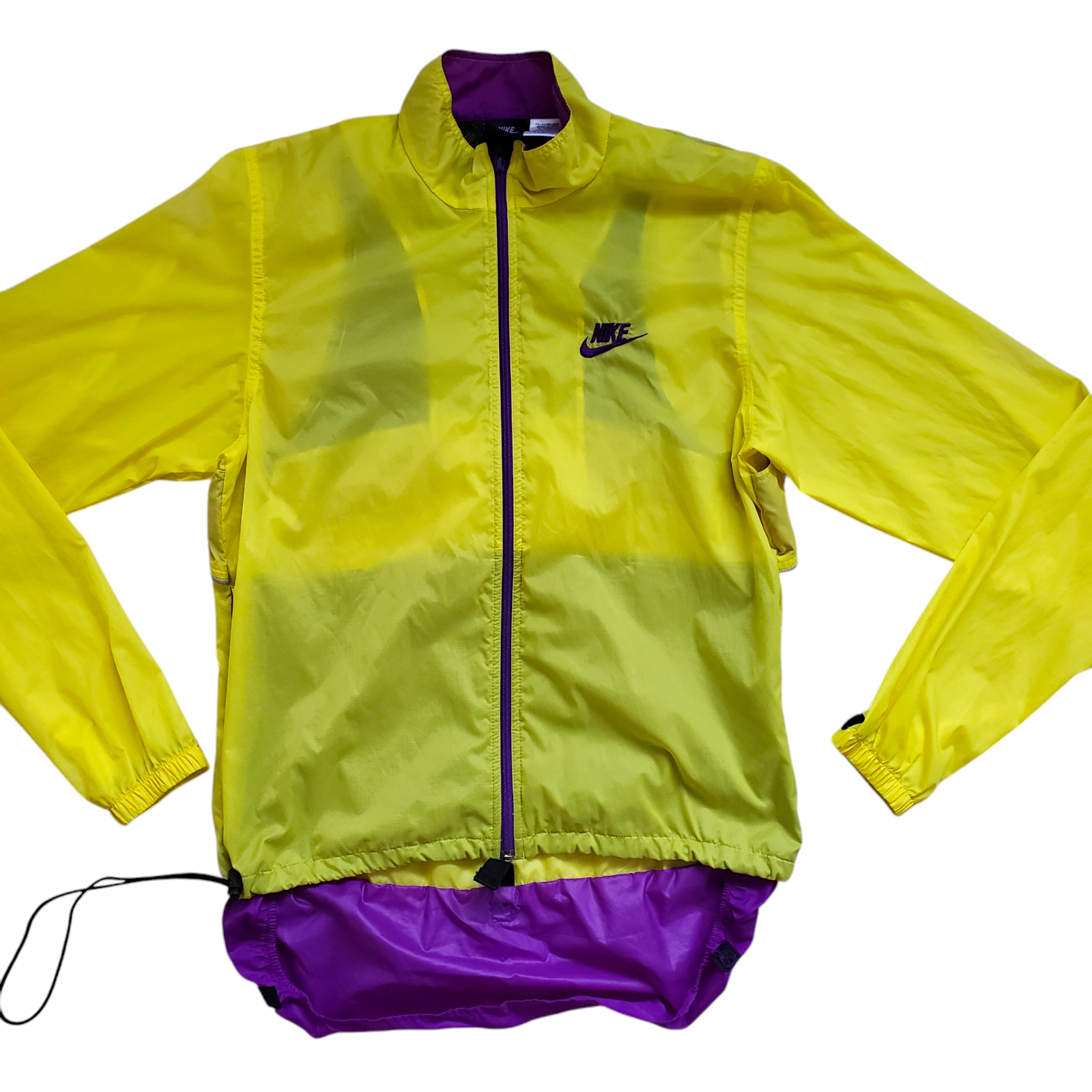 SACAI X NIKE Giacca a vento vintage Nike ACG uomo media giallo fluo escursionismo anni 90
