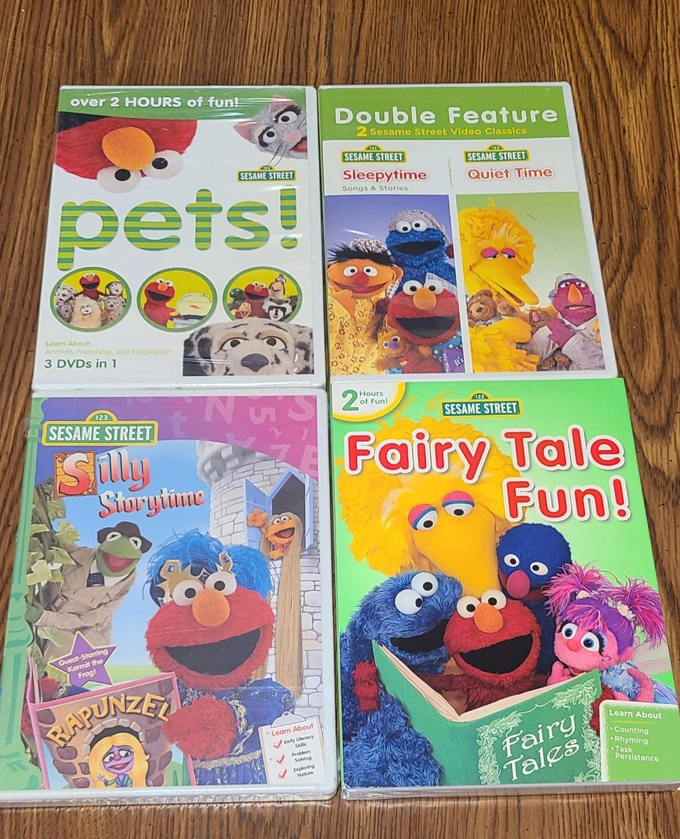 sesame street DVDs 4 new unopened | eBay