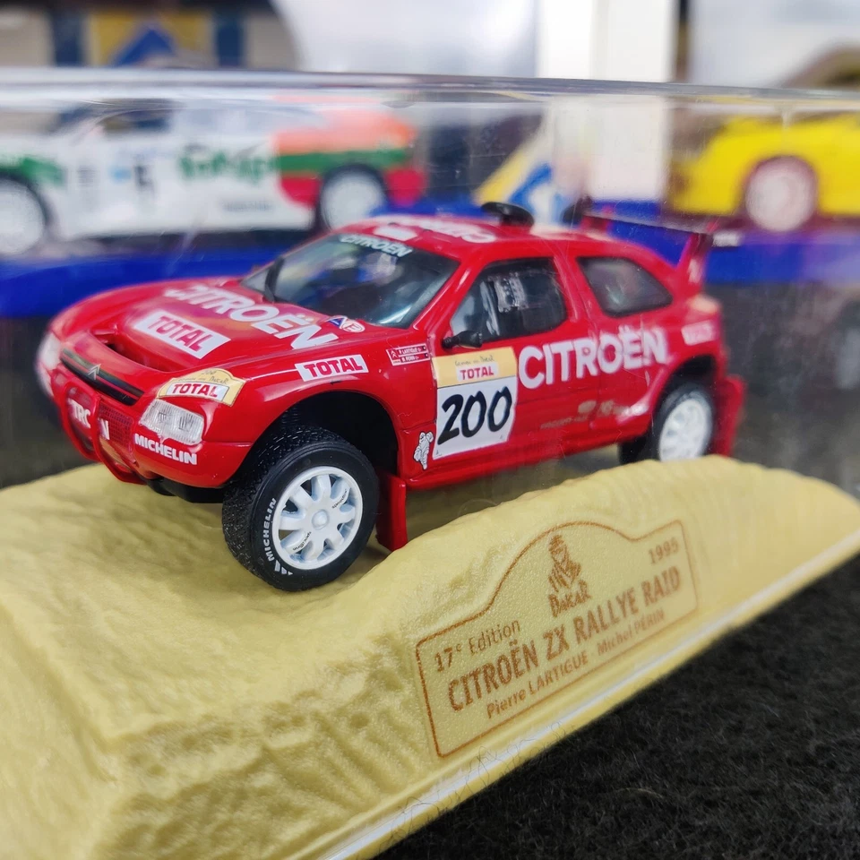 AUTO NOREV PARIS DAKAR CITROEN ZX RALLYE RAID 1995 #200 LARTIGUE/PERIN 1:43 - Immagine 2 di 4