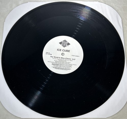 Ice Cube The World Is Mine 12” Vinyl Record Single G-VG 1997 Jive W/ Shrink - Picture 14 of 15