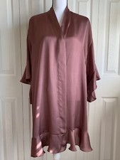Victoria Secret Lingerie Robe Peignoir Purple Fairy Whimsy Sz Med/Large No Belt