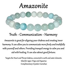 Natural Crystal Healing Chakra Gemstone Bead Bracelet Protection Gem Stone