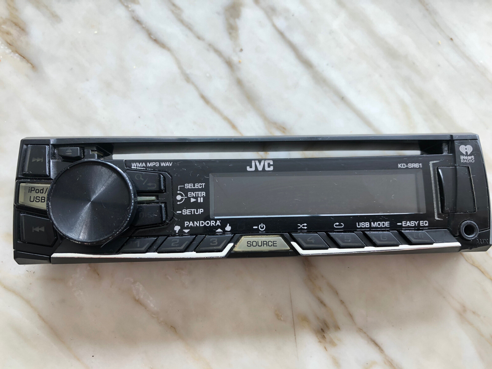 JVC KDSR61 CAR STEREO FACEPLATE ONLY ONLY JVC KDSR61 OEM eBay