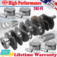 Engine Rebuild Crankshaft+Piston+Bearing For Toyota Camry RAV4 Matrix 2.4L 2AZFE