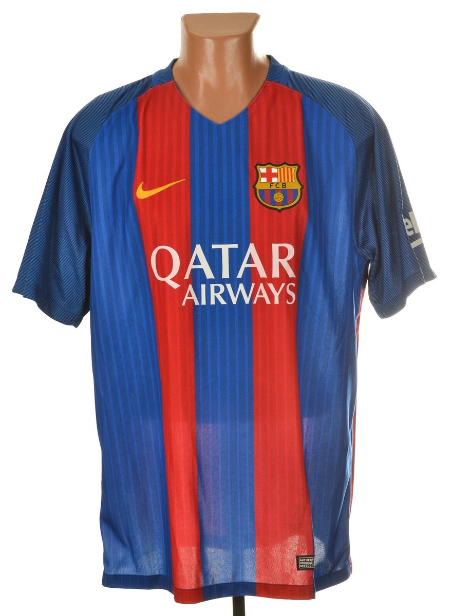 BARCELONA 2016/2017 HOME FOOTBALL SHIRT JERSEY SIZE XL ADULT