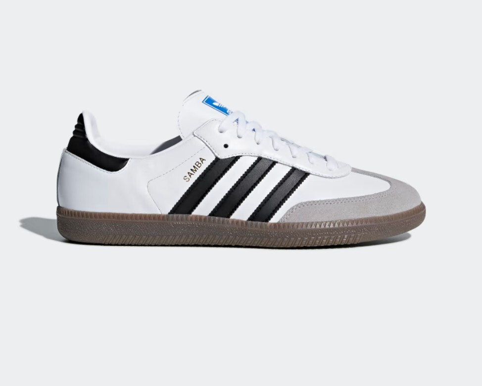 Adidas Samba OG Low White Black Gum M6.5/W7.5 | eBay