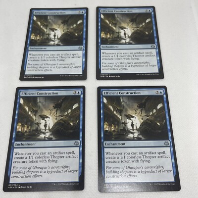 MTG x4 Efficient Construction Aether Revolt 33/184 Reg. Uncommon FREE SHIPPING