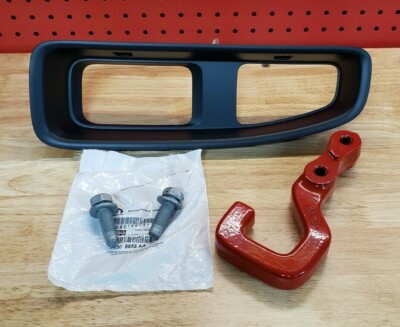 NEW 20-26 Jeep Gladiator Rubicon Passenger Rear Bumper Tow Hook, Bezel,Bolts,OEM