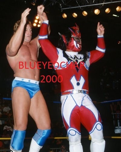 BRAD ARMSTRONG & JUSHIN LIGER WRESTLER 8 X1 0 WRESTLING PHOTO WCW