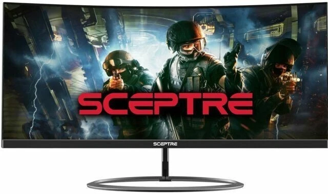 Sceptre Curved 30" 21:9 Gaming LED Monitor 2560x1080p UltraWide 85Hz - Image 2 of 4