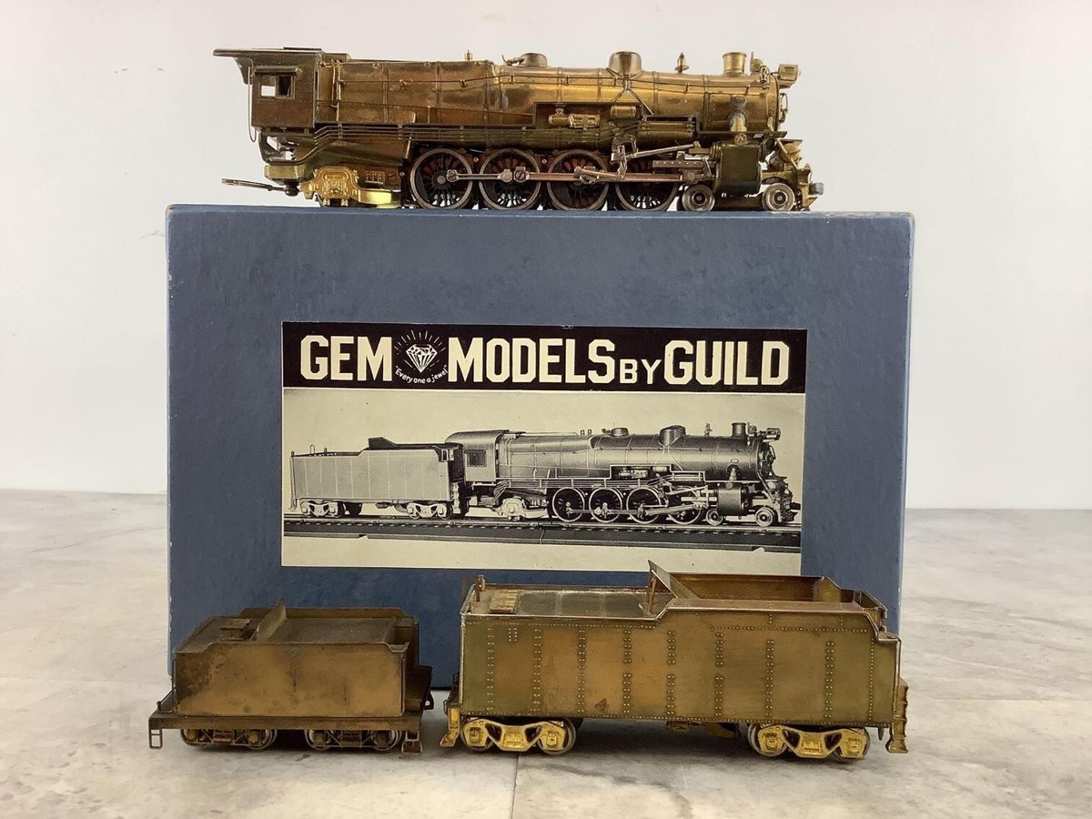 Gem Pennsylvania HO Scale Brass M-1 4-8-2 Steam Locomotive and Tender Plus