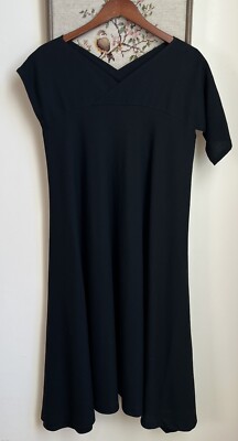 Mizono Art to Wear Avant Garde Dress VTG Wool Dress ONE SIZE asymmetrical slv
