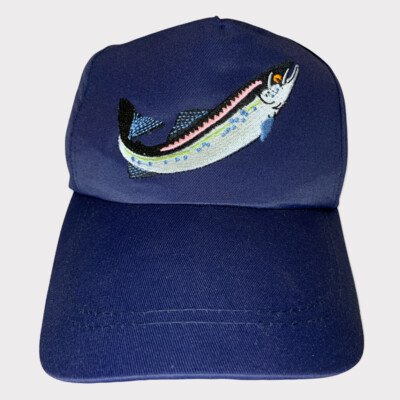 Dan Dee Mackerel Fish Blue Adult Cap Hat