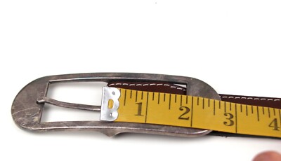 Ceinture Cuir Lilo Espana, Marron, Taille 34 (85 Cm), Largeur 1 1/8" - Style Dress/western
