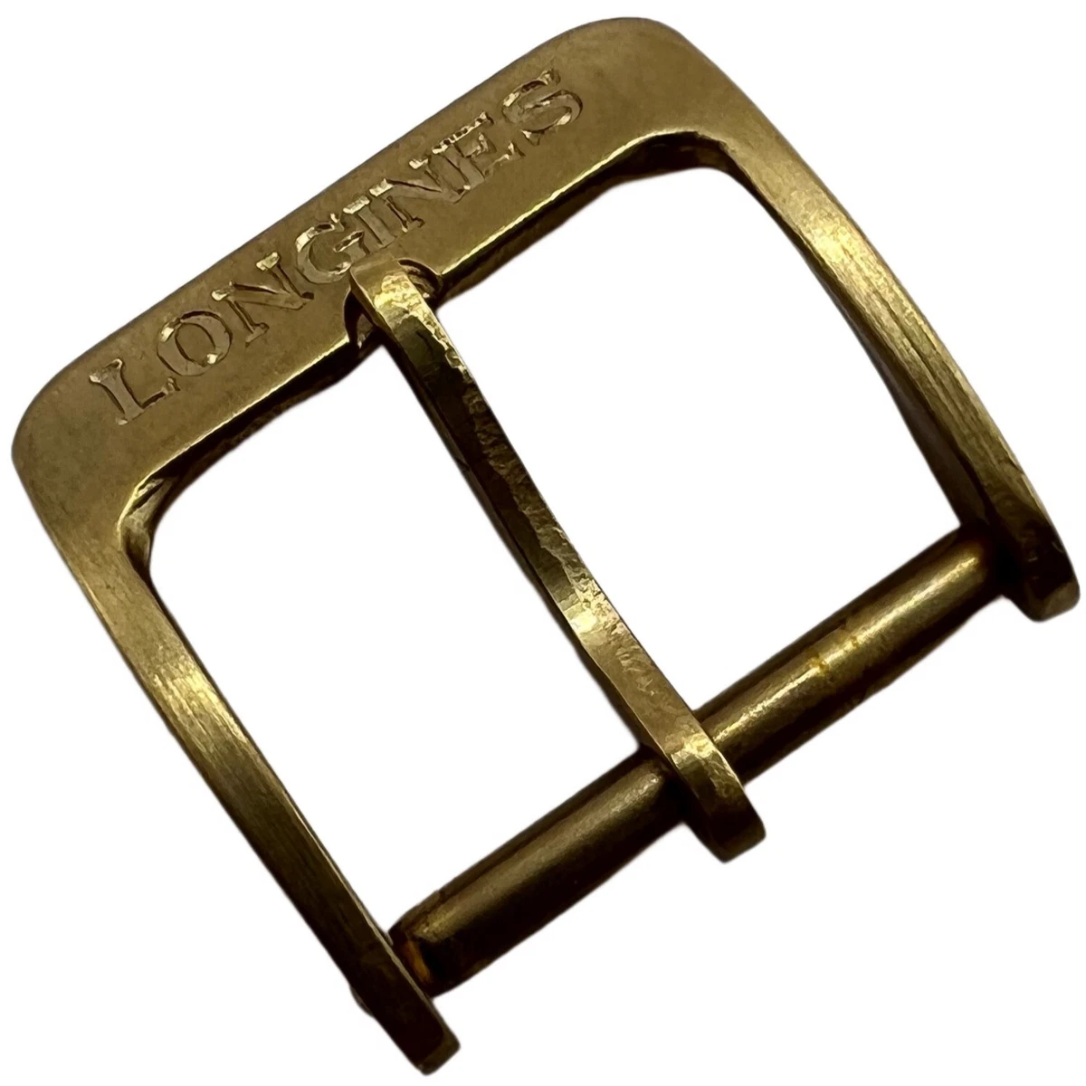 LONGINES BUCKLE GOLD SATINED 14MM NOS eBay