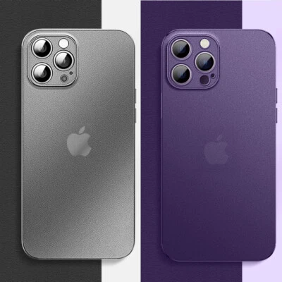 Handyhülle Für iPhone 17 16 15 Pro Max 14 13 12 Ultra-dünne Matt Stoßfeste Case - Bild 1 von 4