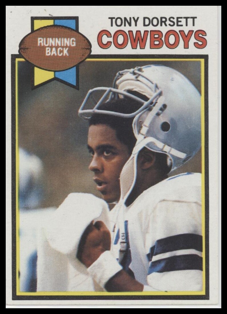 1979 Topps #160 Tony Dorsett Cream Colored Back