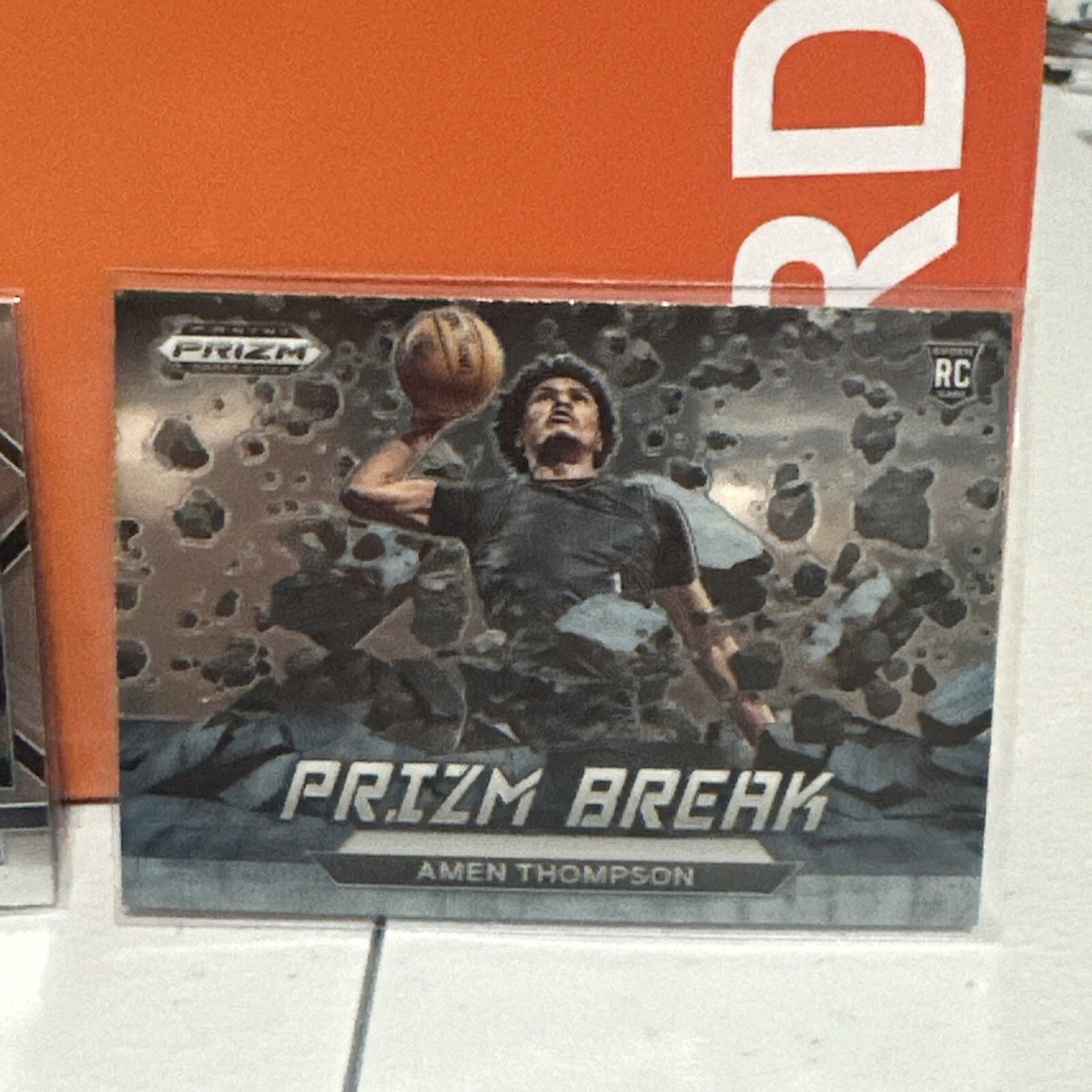 2023-24 Prizm Ausar Amen Thompson Brothers Rookie Card RC Rockets 