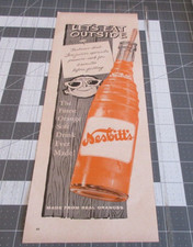 1957 Nesbitts Orange Soft Drink, Let's Eat Outside, Vintage Print Ad