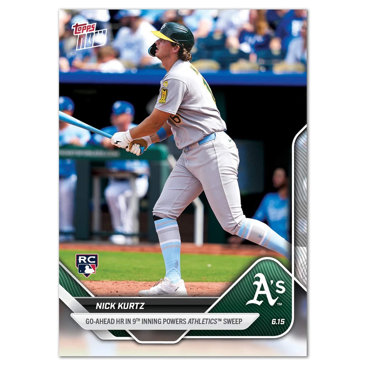Nick Kurtz RC Rookie Sweep HR 2025 MLB Topps NOW Card 302 | eBay
