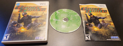 GHOST SQUAD (Nintendo Wii) COMPLETE TESTED Sega Shooter Arcade Manual U RARE CIB