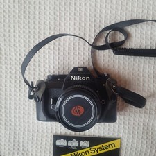 nikon em 35mm film camera With Lenses ,Flash And Case