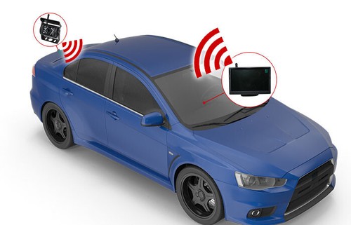 5" Wireless Rear View Monitor Reverse HD Camera Kit for Truck Caravan RVs 12-24V - Picture 7 of 24