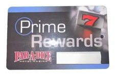 Par-A-Dice Hotel Casino Player Rewards Slot Card  East Peoria, Illinois