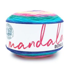  1 Skein Lion Brand Yarn 125-265E Mandala Bonus Bundle Yarn, Wraith
