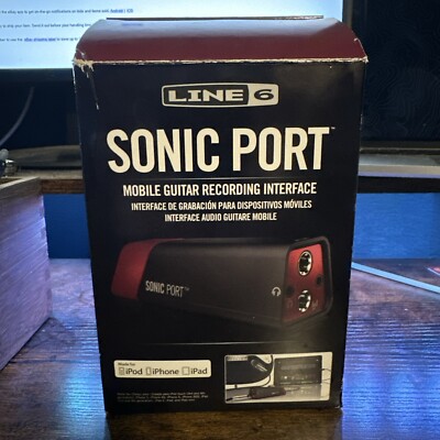 Line 6 Sonic Port Pro Guitar System For Apple iPod, iPhone , iPad. Garage Band