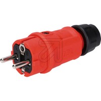 Abl Schuko Hightech Stecker IP44 250V/16A Rot