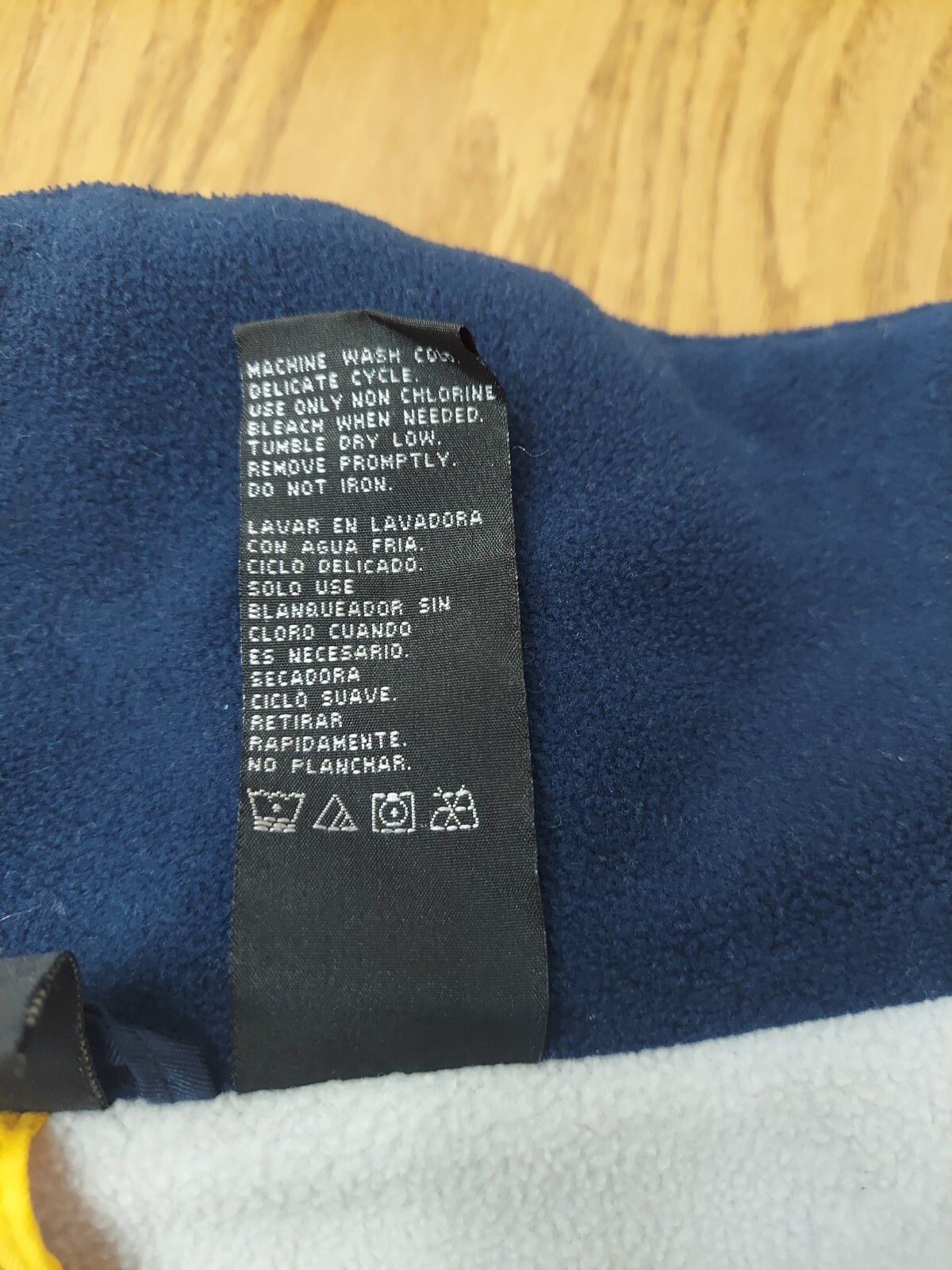 Starter Jacket Navy Yellow Gray Multi Zip Multi P… - image 9