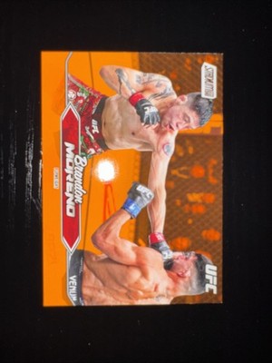 2025 Topps Stadium Club UFC - Brandon Moreno #34 Orange Foil