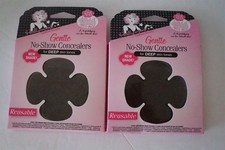 Hollywood Fashion Secrets No Show Concealers Deep Skin Tones Reusable - 2 Packs