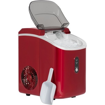 Deco Chef 33LB Per Day Countertop Ice Maker, 1-Click Auto Operation, Red