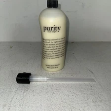 PHILOSOPHY Purity One-Step Facial Cleanser 32oz with Pump NEW Sealed JUMBO Size!