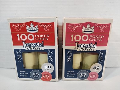Imperial Quality Patch Products #1456 100pk Poker Chips - Lot Of 2 Boxes