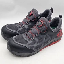 Red Wing Work Shoes Mens Size 9 Black BOA Lacing Slip Resistant Safety Toe 6343