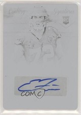 2013 Panini National Treasures Printing Plate Black 1/1 Eric Fisher Auto 03hd