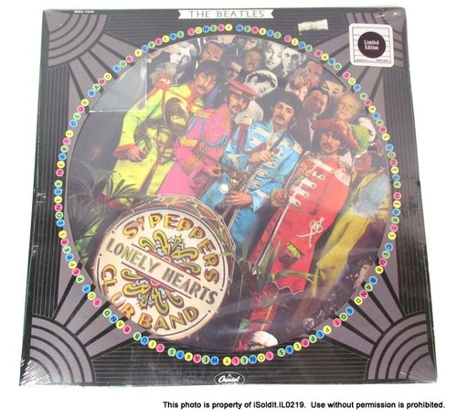 NEW SEALED THE BEATLES Vinyl SGT PEPPERS LTD ED PICTURE DISC SEAX-11840 c1978