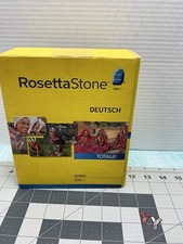 Rosetta Stone Deustch German Level 1 CD set  headphones