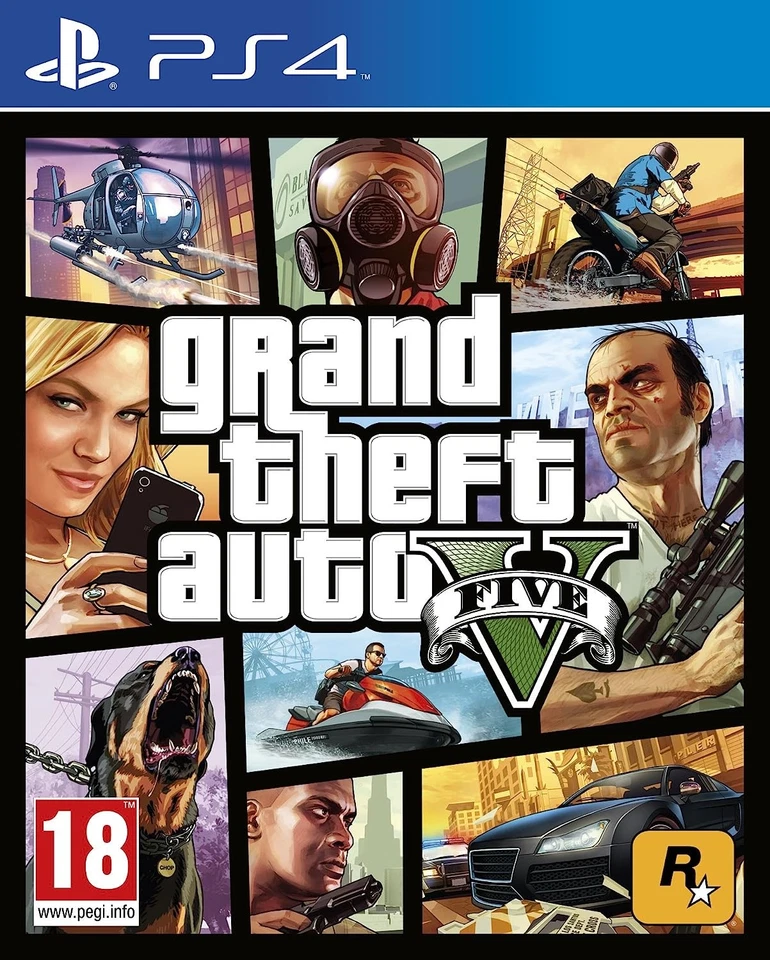 Grand Theft Auto V 5 PS4 (Sony PlayStation 4) DE, Foto 1 von 5
