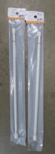  White Spring Tension Rod  Lot of (2) Rods  Choose Size  NEW