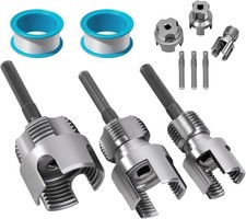3Pcs Integrated Internal & External Pipe Thre...