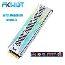 Fikwot M.2 NVMe SSD 1TB 2TB 4TB PCIe 4.0 PS5 SSD Hard Drive With Heatsink