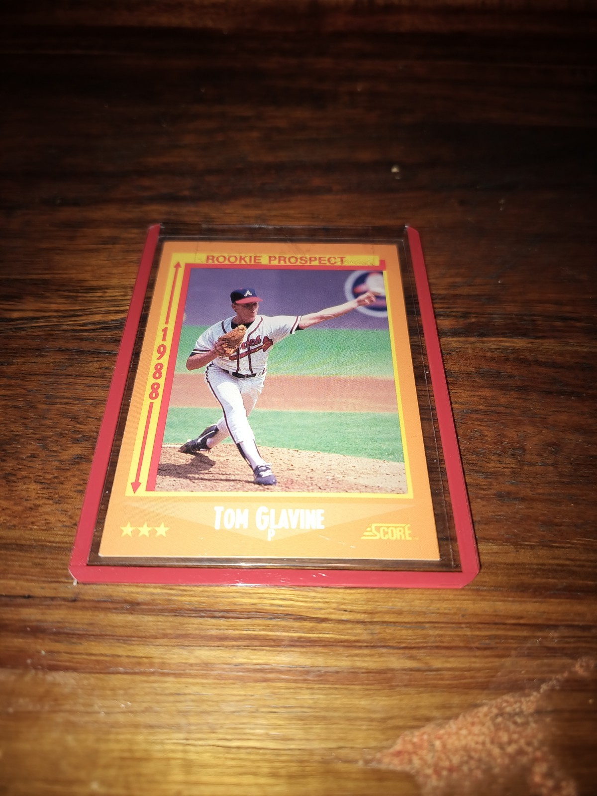 1988 Score Glossy #638 Tom Glavine Atlanta Braves RC Rookie HOF PSA 10 GEM MINT
