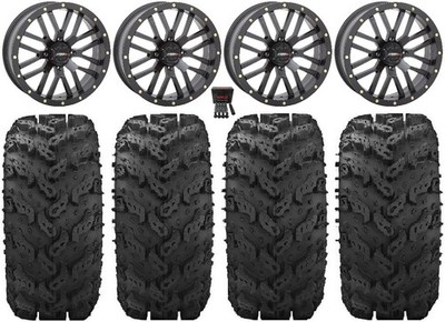 System 3 ST-3 Black 20'' Wheels 30'' Reptile Tires Can-Am Maverick X3