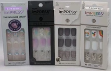 KISS imPRESS Press-On Manicure Nails, Short - You Choose One