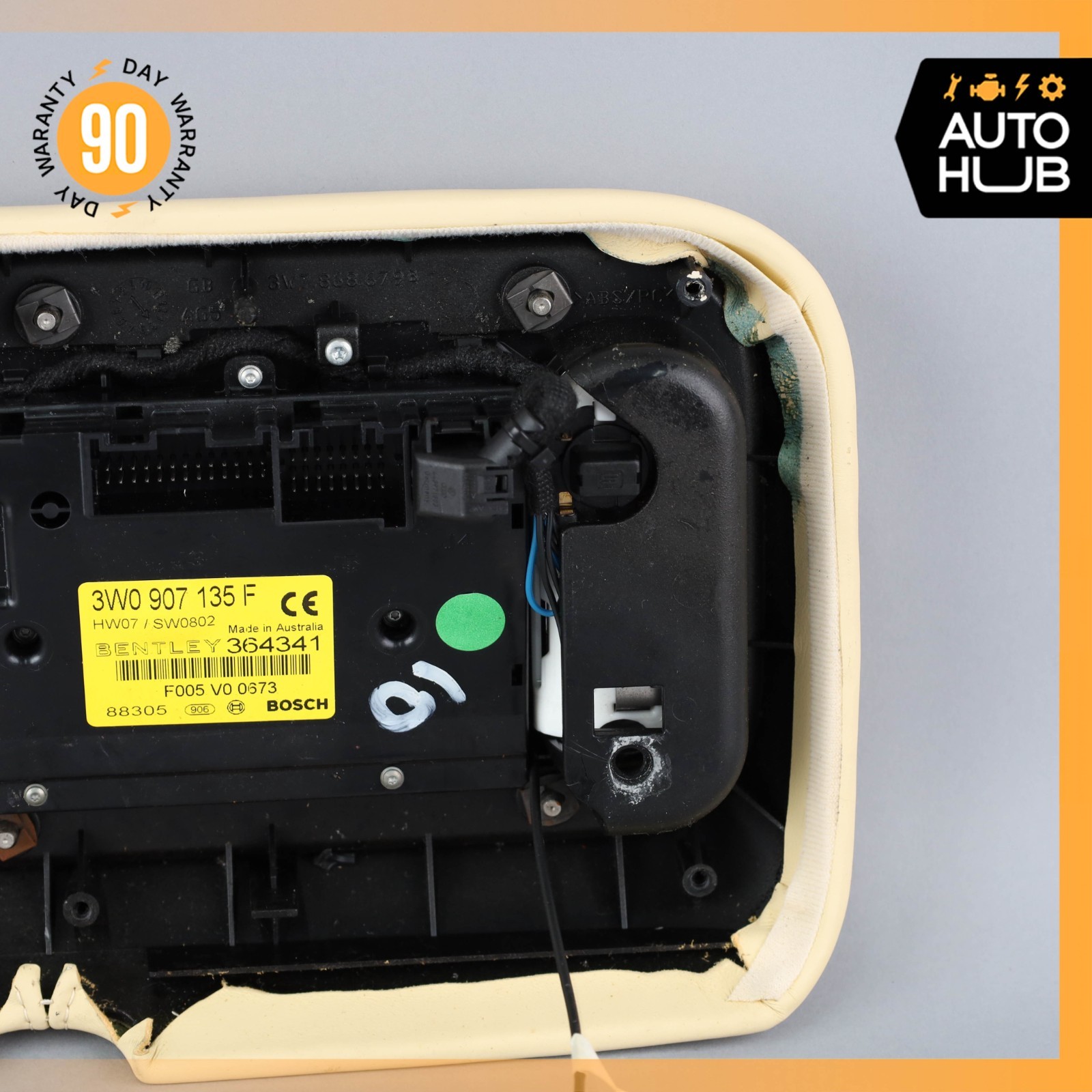 07-11 Bentley Continental GTC Convertible Overhead Dome Light Control OEM 19k